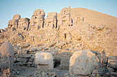Nemrut Dagi Milli Parki, the tomb of King  Antiochos I, est terrace 